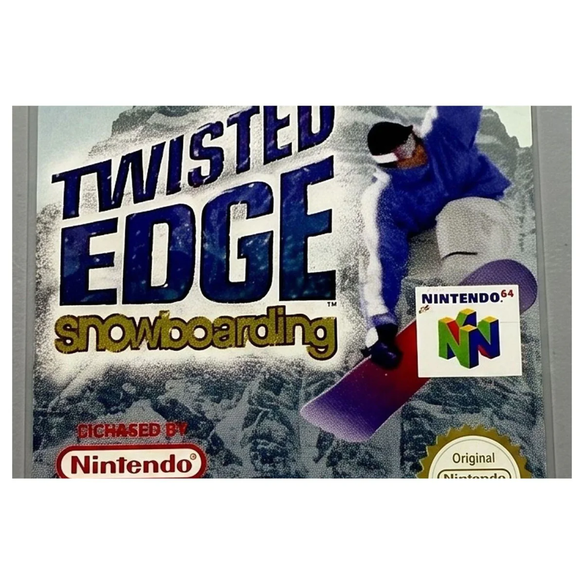 Twisted Edge Snowboarding Nintendo 64 Label — Losse cartridge