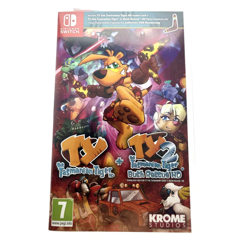 TY the Tasmanian Tiger + TY the Tasmanian Tiger 2: Bush Rescue HD (Nintendo Switch) Game in doos — Goed — origineel kopen bij Gameshop Enter