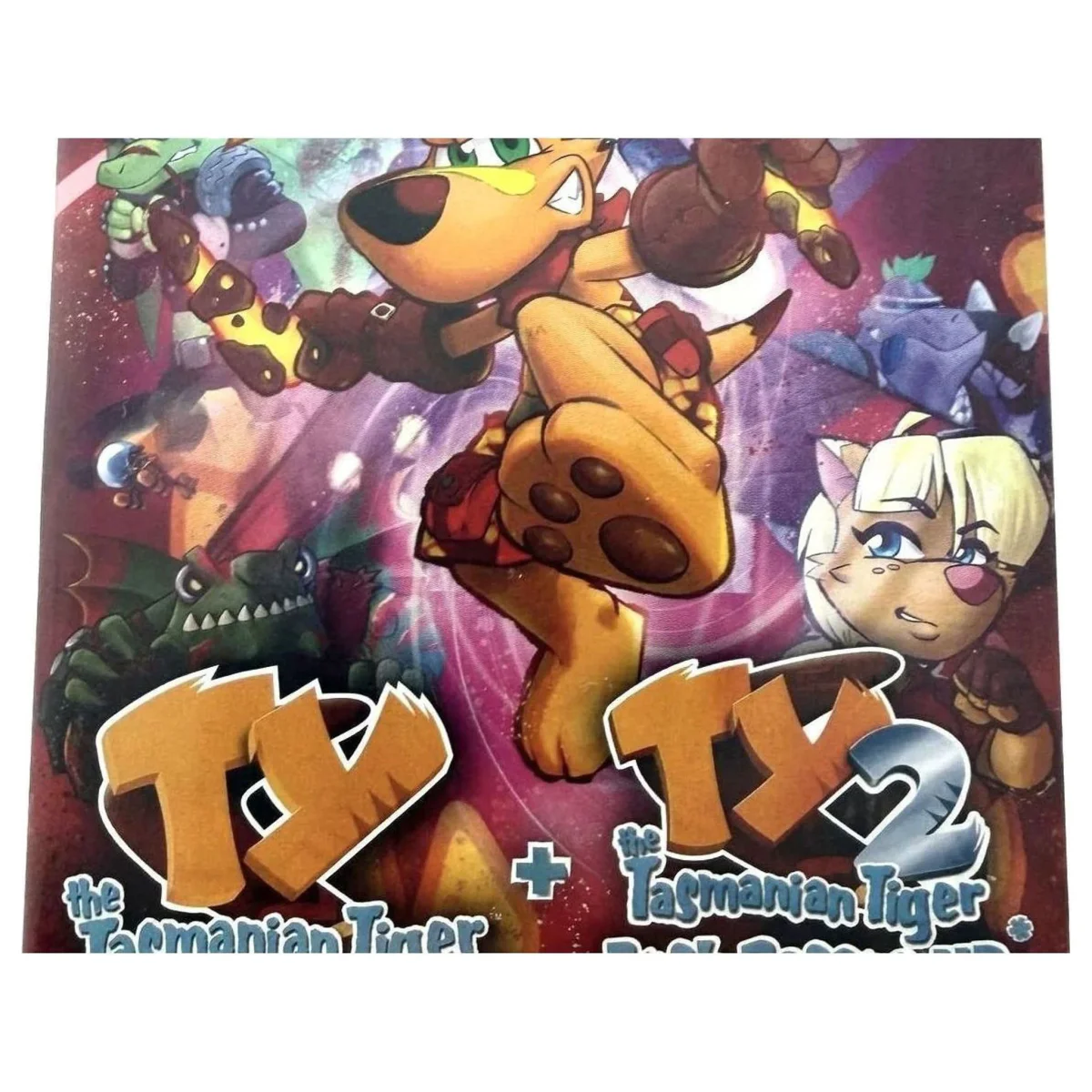 TY the Tasmanian Tiger + TY the Tasmanian Tiger 2: Bush Rescue HD Nintendo Switch Label — Game in doos
