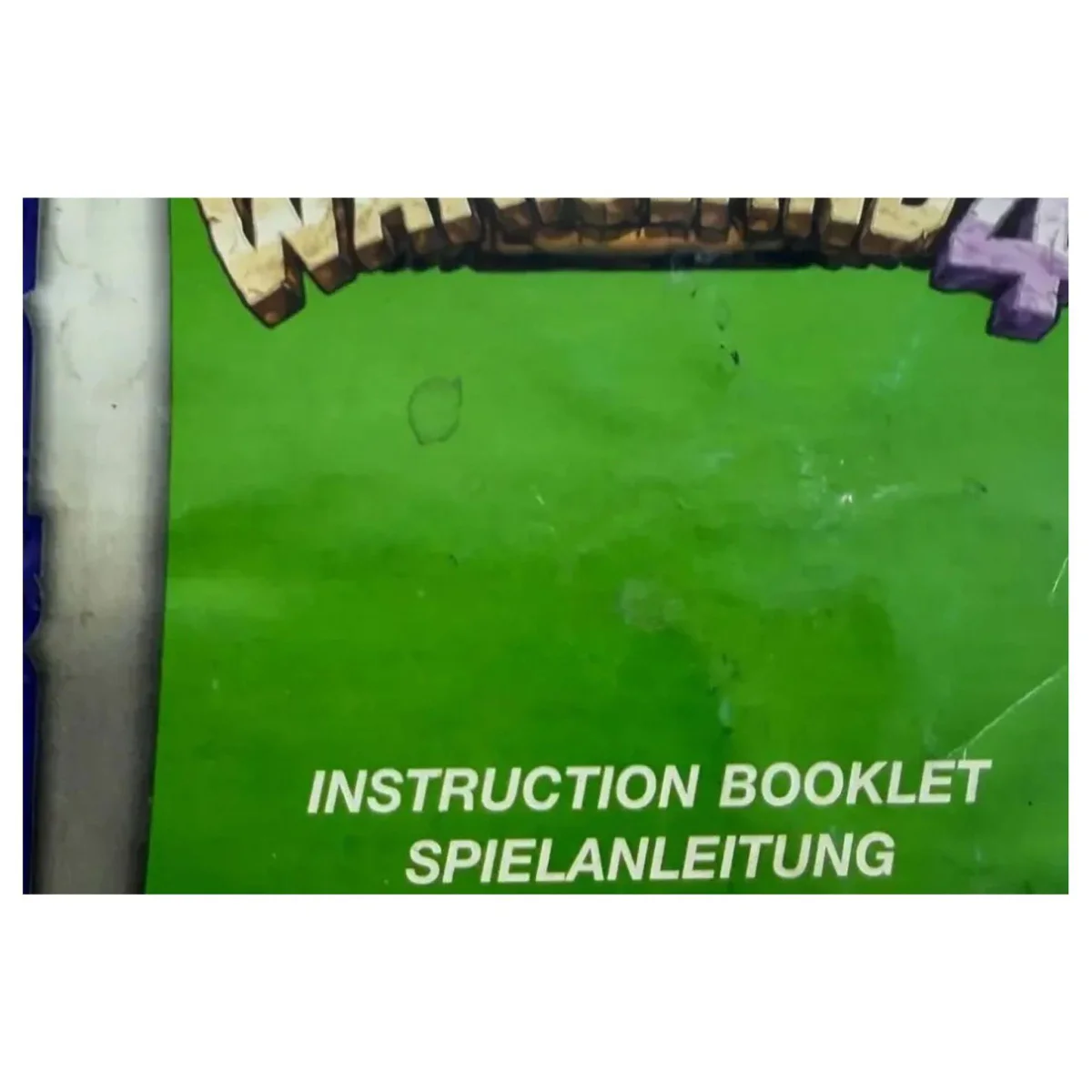 Wario Land 4 — originele handleiding Game Boy Advance Label — Met handleiding