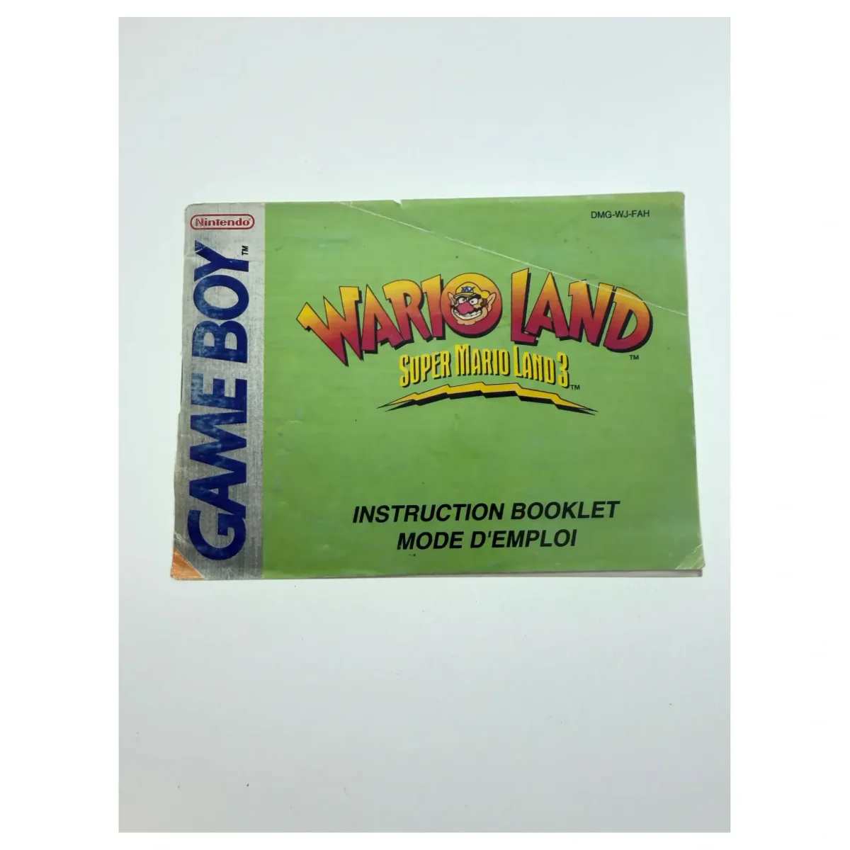 Wario Land: Super Mario Land 3 — originele handleiding Game Boy / Color Voorkant — Met handleiding