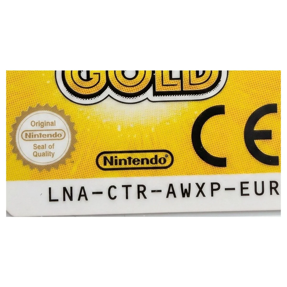 WarioWare Gold Nintendo 3DS Binnenkant — Losse cartridge