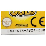 WarioWare Gold Nintendo 3DS Binnenkant — Losse cartridge