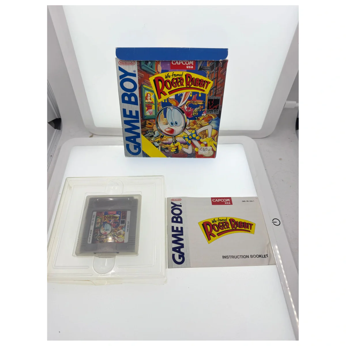 Who Framed Roger Rabbit Game Boy / Color Detail — Game in doos met handleiding