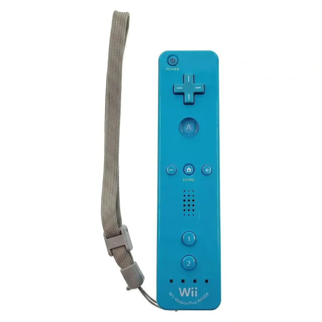 Wii Remote Plus Blu (MotionPlus Inside) — Wii