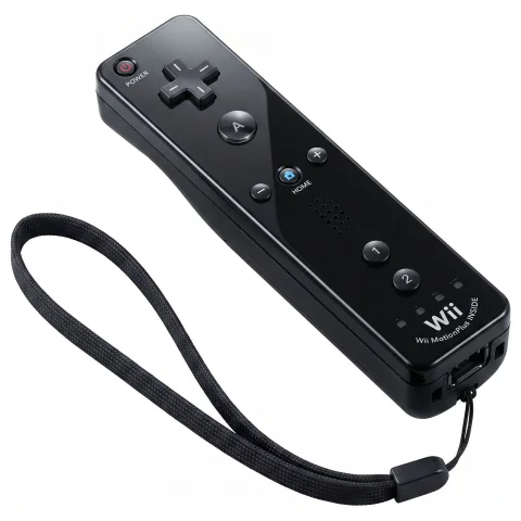 Wii Remote Plus Zwart (MotionPlus Inside) (Wii) — Los accessoire, Goede staat — origineel tweedehands kopen bij Gameshop Enter