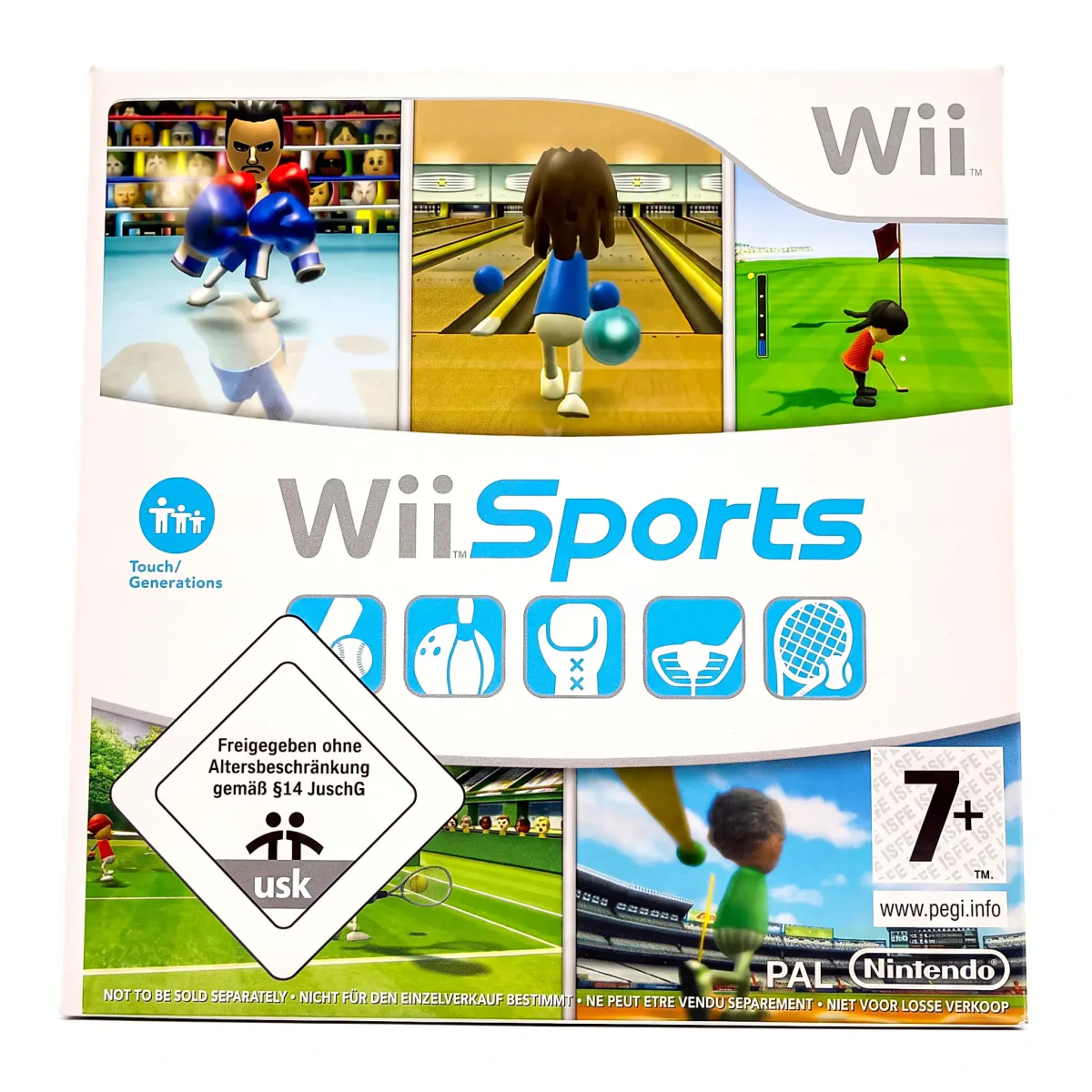 Wii Sports (kartonnen hoes) (Wii) — Hra v originální krabici