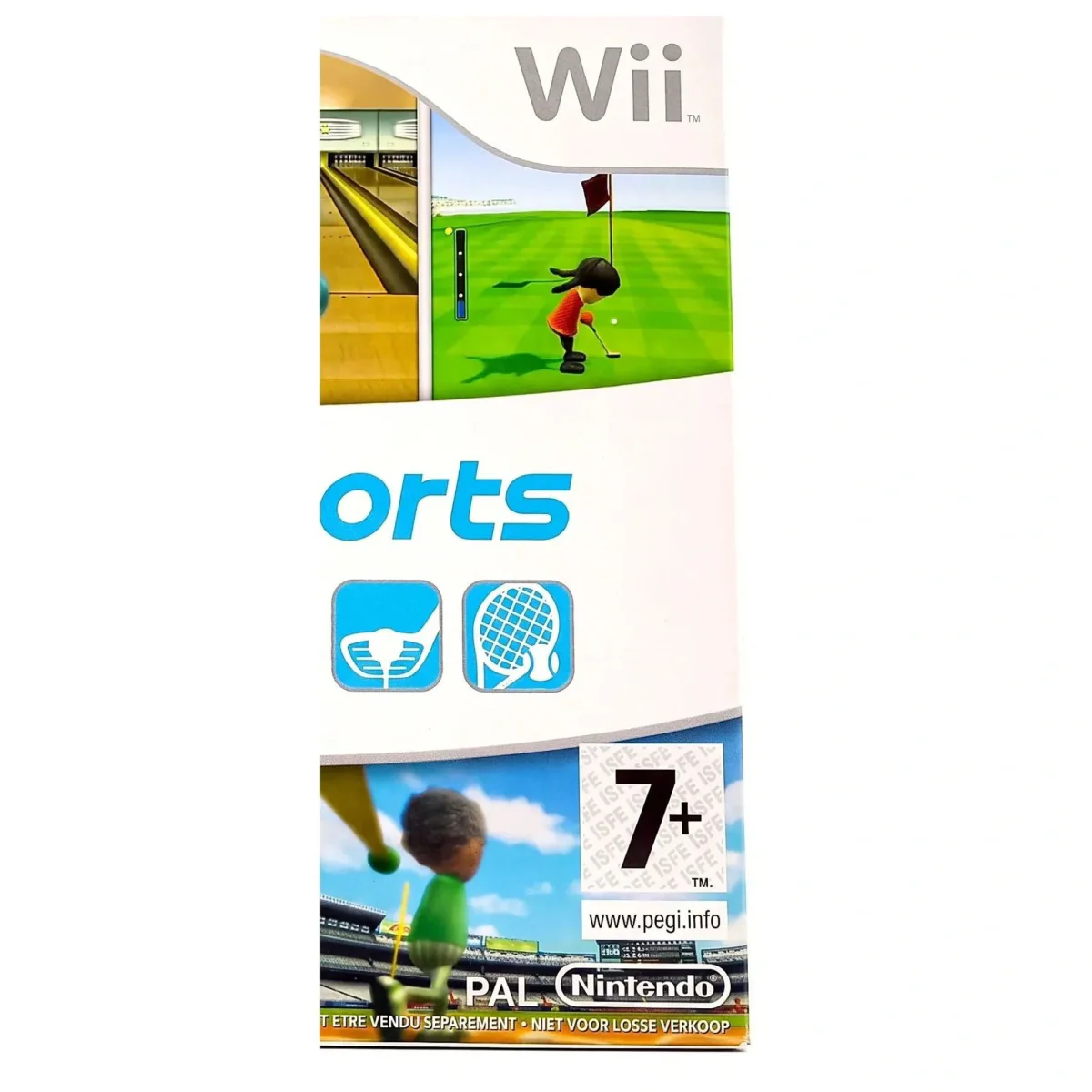 Wii Sports (kartonnen hoes) (Wii) — detail photo 3