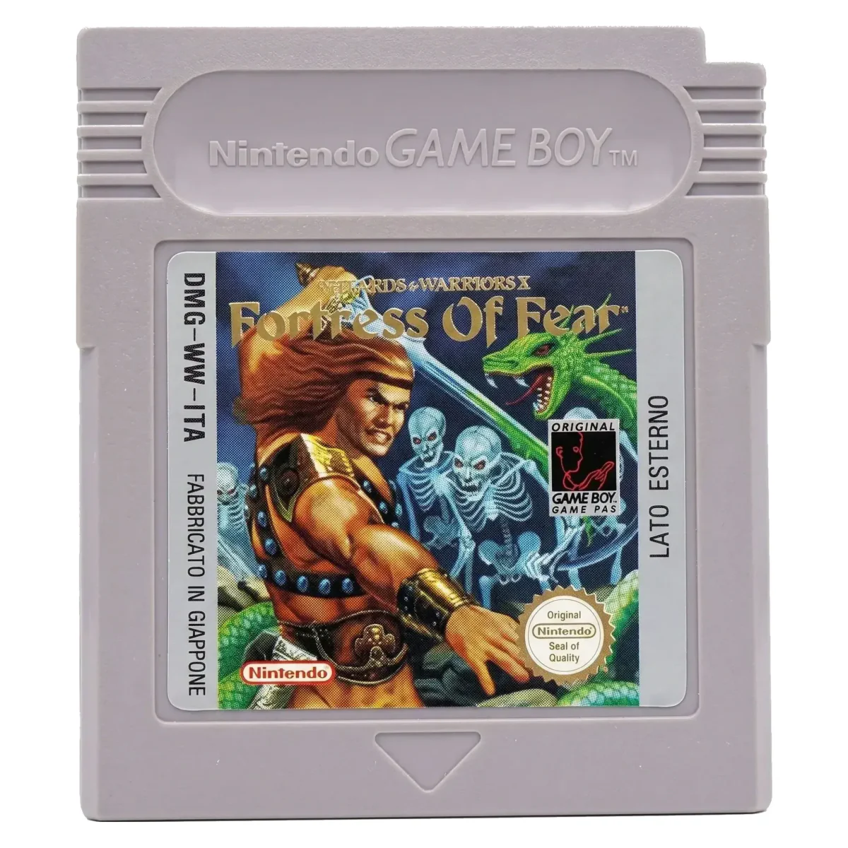 Wizards & Warriors X: Fortress of Fear Game Boy / Color Voorkant — Losse cartridge