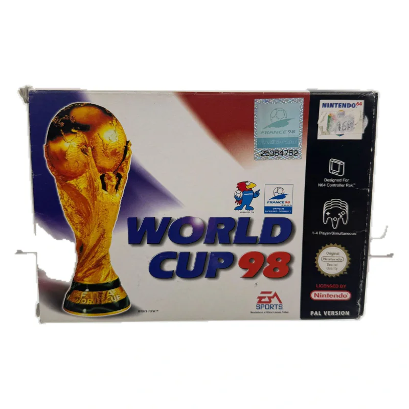 World Cup 98 (Nintendo 64) Game in doos — Redelijke staat — origineel kopen bij Gameshop Enter