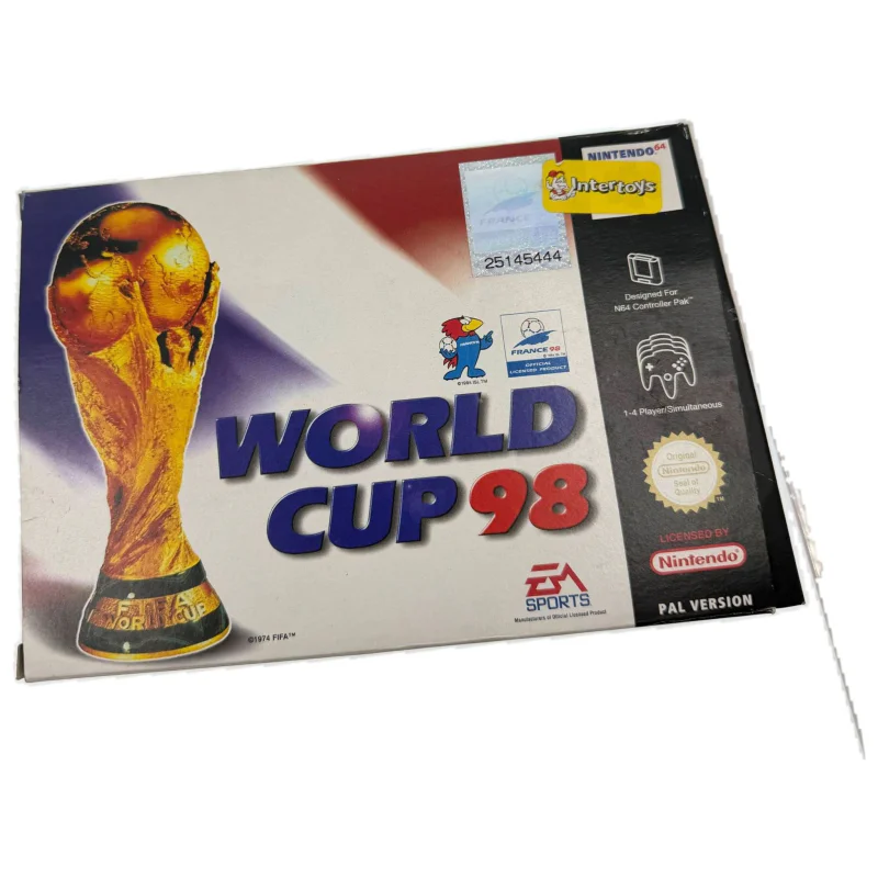 World Cup 98 (Nintendo 64) Lege doos — Goed — origineel kopen bij Gameshop Enter