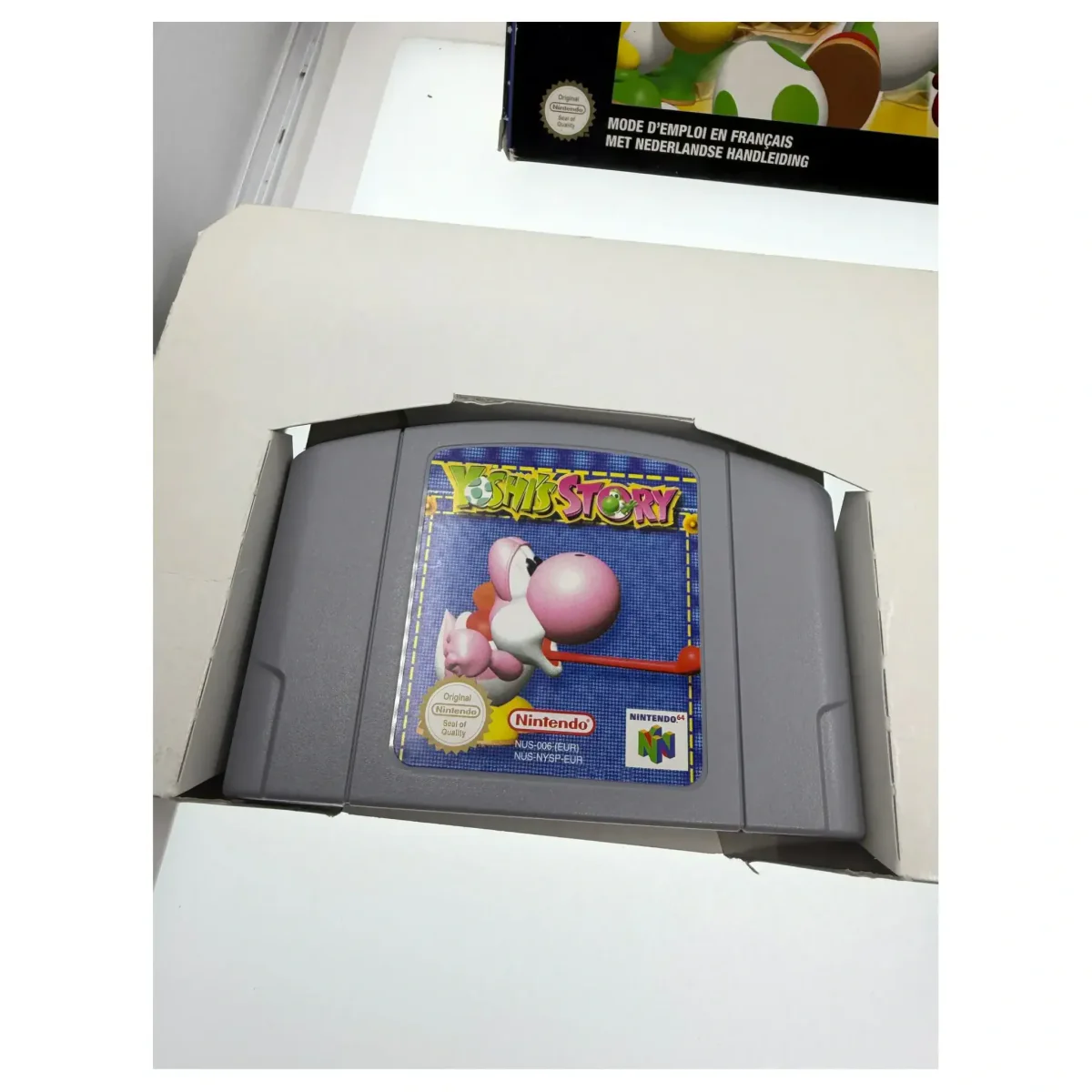 Yoshi's Story Nintendo 64 Achterkant — Game in doos