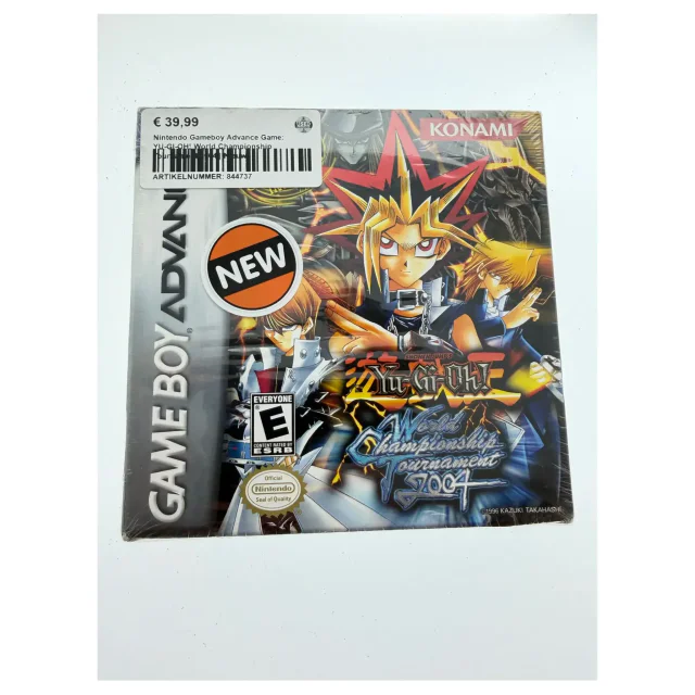 Yu-Gi-Oh! World Championship Tournament 2004 (GBA) - Sealed + 3 Limited Edition Cards — Game Boy Advance